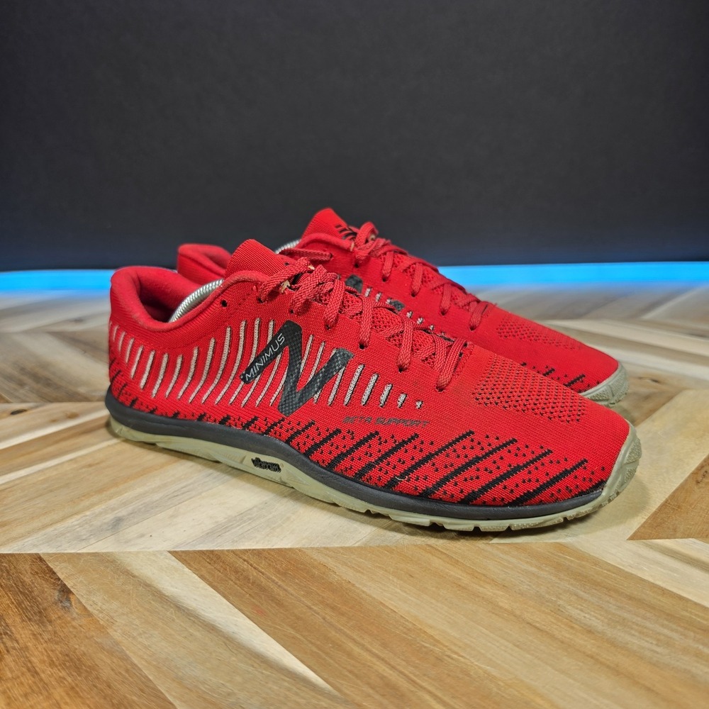 New Balance Minimus 20v7 Men's 10.5 Red Black MX20CT Training Athletic Sneakers